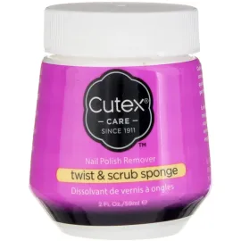 Cutex Nail Polish Remover Twist & Scrub Sponge 1.75 oz - 2 Pack Cutex Nail Polish Remover Twist & Scrub Sponge 1.75 oz - 2 Pack