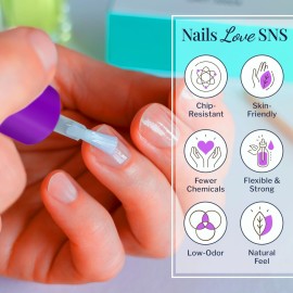 SNS Base Coat Nail Polish for Nail Dip Powder, Super Gelous Base - Long-Lasting & Fast-Drying Nail Strengtheners Gel Base for Premium Colors - Low Odor & No UV Lamp Required - 0.5 oz. SNS Base Coat Nail Polish for Nail Dip Powder, Super Gelous Base - Long-Lasting & Fast-Drying Nail Strengtheners Gel Base for Premium Colors - Low Odor & No UV Lamp Required - 0.5 oz.