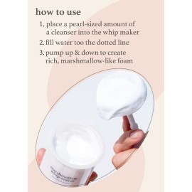 NOONI 2-in-2 Much Needed Facial Cleansing Single - Marshmallow Whip Maker | Gentle Deep Cleanser For Skincare, Rich Foam Maker For Face Wash, Gift, Remove Impurities, Mother\'s Day Gift NOONI 2-in-2 Much Needed Facial Cleansing Single - Marshmallow Whip Maker | Gentle Deep Cleanser For Skincare, Rich Foam Maker For Face Wash, Gift, Remove Impurities, Mother\'s Day Gift