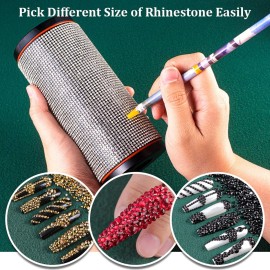 GA&EN Self Adhesive Pickup Pencil for Rhinestones and Diamond Painting, 10 PCS Long Rhinestone Picker Tool Kit for Nail Art, Nail Dotting Tools for Manicure, Jewel Applicator Gem Picker Pen Tool GA&EN Self Adhesive Pickup Pencil for Rhinestones and Diamond Painting, 10 PCS Long Rhinestone Picker Tool Kit for Nail Art, Nail Dotting Tools for Manicure, Jewel Applicator Gem Picker Pen Tool
