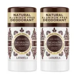 Lavanila Pure Vanilla Deodorant for Women 2-Pack (2 Oz Each) - Natural Aluminum Free Solid Stick Deodorant, Made In USA, Vegan