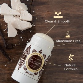 Lavanila Pure Vanilla Deodorant for Women 2-Pack (2 Oz Each) - Natural Aluminum Free Solid Stick Deodorant, Made In USA, Vegan Lavanila Pure Vanilla Deodorant for Women 2-Pack (2 Oz Each) - Natural Aluminum Free Solid Stick Deodorant, Made In USA, Vegan