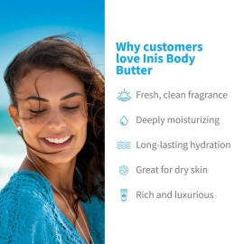 Inis the Energy of the Sea Rejuvenating Body Butter - Scented Body Cream for Women and Men - Seaweed Enriched Shea Butter Moisturizer (10.1 fl oz) Inis the Energy of the Sea Rejuvenating Body Butter - Scented Body Cream for Women and Men - Seaweed Enriched Shea Butter Moisturizer (10.1 fl oz)