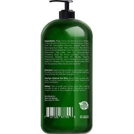 New York Biology Tea Tree Body Wash for Men and Women - Moisturizing Body Wash Helps Soothe Itchy Skin, Jock Itch, Athletes Foot, Nail Fungus, Eczema, Body Odor and Ringworm - 16.9 Fl Oz