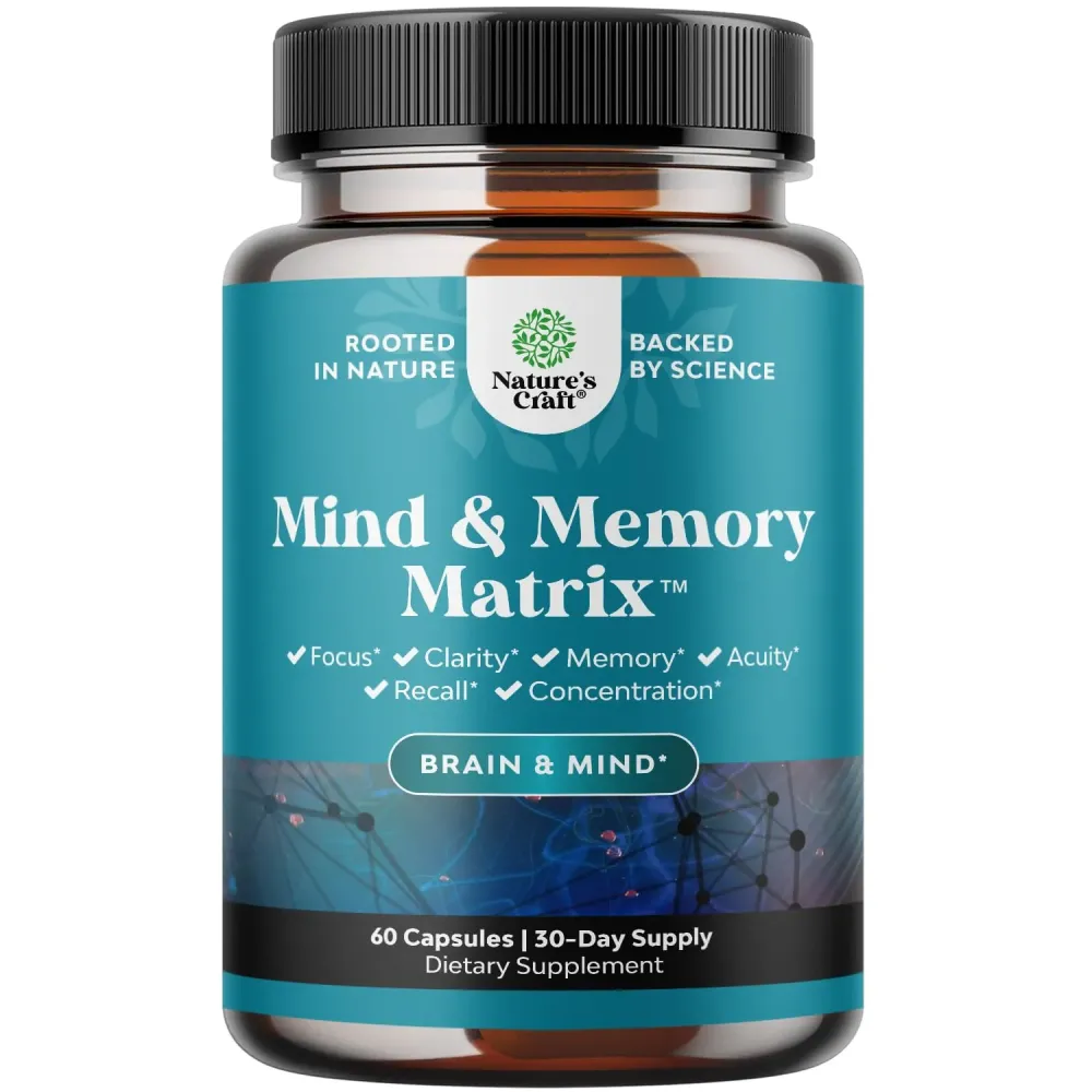 Advanced Nootropics Brain Support Supplement - Synergetic Mental Energy and Focus Supplement with Brain Vitamins for Cognitive Enhancement - Mind and Memory Supplement for Brain Health (30 Servings) Advanced Nootropics Brain Support Supplement - Synergetic Mental Energy and Focus Supplement with Brain Vitamins for Cognitive Enhancement - Mind and Memory Supplement for Brain Health (30 Servings)