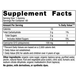 Nordic Naturals CoQ10 Gummies, Strawberry - 60 Gummies - 100 mg Coenzyme Q10 (CoQ10) - Great Taste - Heart Health, Cellular Energy Production, Antioxidant Support - Non-GMO, Vegan - 60 Servings Nordic Naturals CoQ10 Gummies, Strawberry - 60 Gummies - 100 mg Coenzyme Q10 (CoQ10) - Great Taste - Heart Health, Cellular Energy Production, Antioxidant Support - Non-GMO, Vegan - 60 Servings
