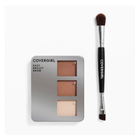 COVERGIRL - Easy Breezy Brow Powder Kit, three shades brow definer, professional double-ended angled brush, effortless, 100% Cruelty-Free COVERGIRL - Easy Breezy Brow Powder Kit, three shades brow definer, professional double-ended angled brush, effortless, 100% Cruelty-Free
