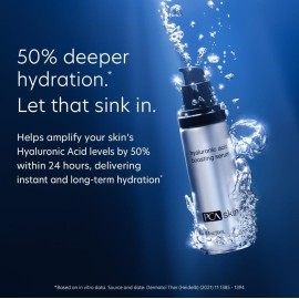 PCA SKIN Hyaluronic Acid Boosting Face Serum, Hyaluronic Acid Serum for Face Made with Niacinamide and Ceramides, Helps Reduce Fine Lines and Wrinkles and Delivers 24-Hour Moisturization, 1 Oz Pump