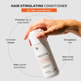 DS Labs Revita Conditioner - High-Performance Hair Density Conditioner, Strengthening, Thickening & Volumizing, Fuller, Healthier-Looking Hair, Sulfate & Silicone Free, For Men & Women, 205mL