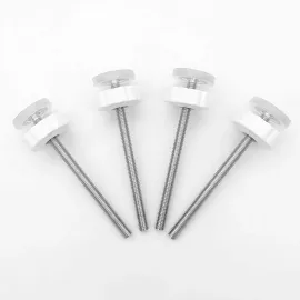 4 Pack Pressure Gates Threaded Spindle Rods M8 (8 mm), Baby Gates Accessory Screw Bolts Kit Fit for All Pressure Mounted Walk thru Gates (8mm 4 Pack)