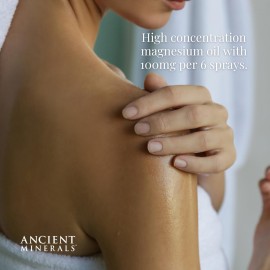 Ancient Minerals Magnesium Oil Spray Bottle of Pure Genuine Zechstein Magnesium Chloride - Topical Magnesium for Skin Application (4fl oz) Ancient Minerals Magnesium Oil Spray Bottle of Pure Genuine Zechstein Magnesium Chloride - Topical Magnesium for Skin Application (4fl oz)