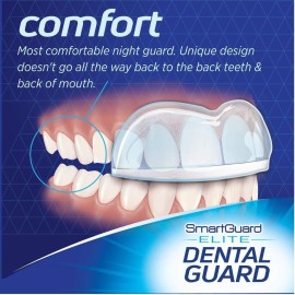 Dental Guard SMARTGUARD ELITE (2 Guards 1 Travel case) Front tooth Custom Anti Teeth Grinding Night Guard for Clenching - Dentist Designed - Bruxing Splint Mouth Protector for Relief of Symptoms Dental Guard SMARTGUARD ELITE (2 Guards 1 Travel case) Front tooth Custom Anti Teeth Grinding Night Guard for Clenching - Dentist Designed - Bruxing Splint Mouth Protector for Relief of Symptoms