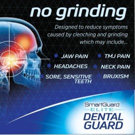 Dental Guard SMARTGUARD ELITE (2 Guards 1 Travel case) Front tooth Custom Anti Teeth Grinding Night Guard for Clenching - Dentist Designed - Bruxing Splint Mouth Protector for Relief of Symptoms Dental Guard SMARTGUARD ELITE (2 Guards 1 Travel case) Front tooth Custom Anti Teeth Grinding Night Guard for Clenching - Dentist Designed - Bruxing Splint Mouth Protector for Relief of Symptoms