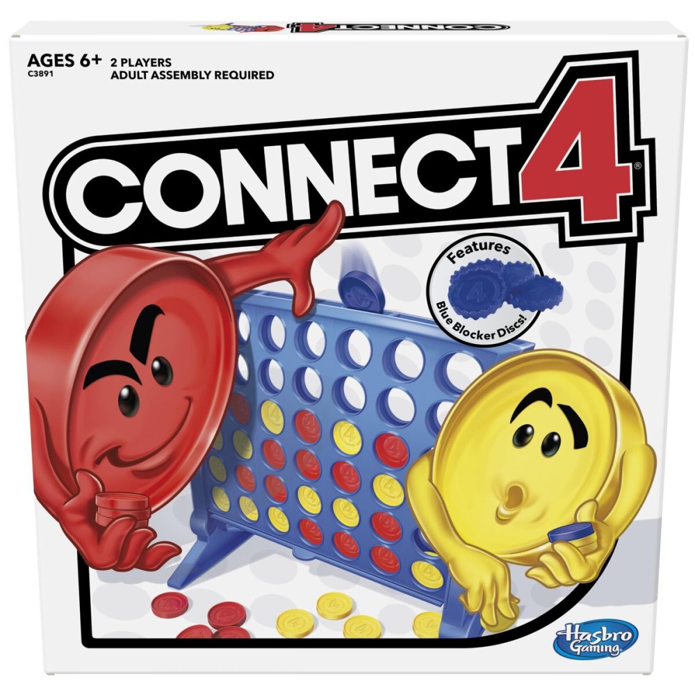 Hasbro Gaming Connect 4 Strategy Board Game for Ages 6 and Up (Amazon Exclusive) Hasbro Gaming Connect 4 Strategy Board Game for Ages 6 and Up (Amazon Exclusive)
