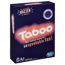 Hasbro Gaming Taboo Party Board Game with Buzzer for Kids Ages 13 and Up (Amazon Exclusive) Hasbro Gaming Taboo Party Board Game with Buzzer for Kids Ages 13 and Up (Amazon Exclusive)