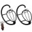 Dreamlover Hanging Wig Stand, Wig Drying Stand, 2 Sets