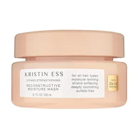 Kristin Ess Hydrating Deep Conditioner Protein Hair Mask - Shea Butter + Coconut Oil Hair Treatment for Dry Damaged Hair - Deep Conditioning, Strengthening, Softening, Anti-Frizz - Pear + Amber Scent
