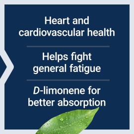 Life Extension CoQ10 (Ubiquinone) with d-Limonene - Heart Health, Fight General Fatigue, Better Absorption - Gluten-Free, Non-GMO - 60 Softgels Life Extension CoQ10 (Ubiquinone) with d-Limonene - Heart Health, Fight General Fatigue, Better Absorption - Gluten-Free, Non-GMO - 60 Softgels