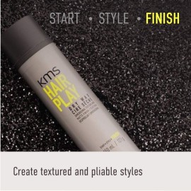 KMS HAIRPLAY Flexible Hold Texturizing Dry Wax Finishing Hairspray, 4.1 Oz KMS HAIRPLAY Flexible Hold Texturizing Dry Wax Finishing Hairspray, 4.1 Oz