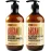 Argan Oil Shampoo and Conditioner Set - Sulfate Free Moroccan Care with Keratin - For Curly, Straight, Dry and Damaged Hair - Moisturizing, Hydrating, Anti Frizz Salon Technology