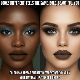 Mynena Brown Long Lasting Lipstick for Women Waterproof & Transfer-Proof | Hydrating with Shea Butter | Bold Pigment Intense Matte Color Lip Stain | Talc-Free & Vegan Product that Performs | Cyndia