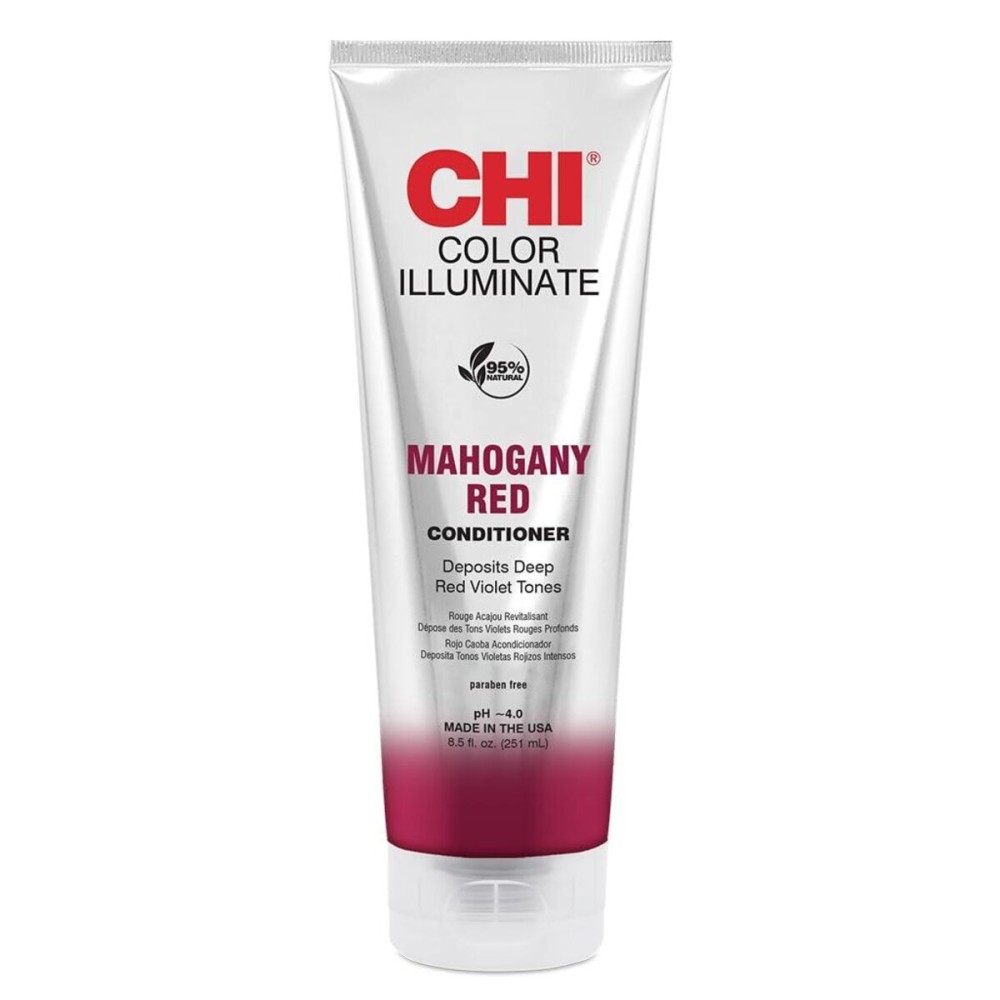 CHI Color Illuminate Conditioner, Helps Maintain Fresh Color In Natural & Color-treated Hair, Sulfate, Paraben, & Cruelty-Free, Mahogany Red, 8.5 Oz CHI Color Illuminate Conditioner, Helps Maintain Fresh Color In Natural & Color-treated Hair, Sulfate, Paraben, & Cruelty-Free, Mahogany Red, 8.5 Oz