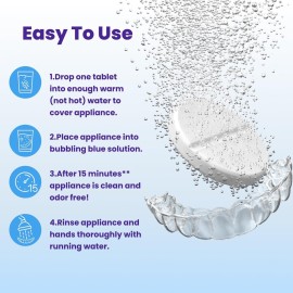 Retainer Brite - Aligner Cleaning Tablets for Invisalign, Mouth Guard Cleaner, Night Guard Cleaner and other Dental Appliances. FDA Registered and Made in USA. 192 Tablets - 6 Month Supply Retainer Brite - Aligner Cleaning Tablets for Invisalign, Mouth Guard Cleaner, Night Guard Cleaner and other Dental Appliances. FDA Registered and Made in USA. 192 Tablets - 6 Month Supply
