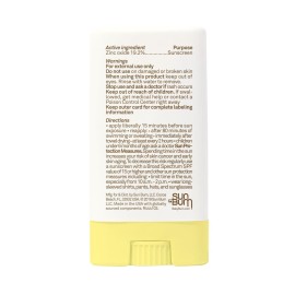 Sun Bum Baby Bum Mineral SPF 50 Sunscreen Stick - Hawaii 104 Act Compliant (Without Octinoxate & Oxybenzone) - UVA/UVB Face and Body Protection - Unscented for Sensitive Skin - Travel Size 0.45 Oz Sun Bum Baby Bum Mineral SPF 50 Sunscreen Stick - Hawaii 104 Act Compliant (Without Octinoxate & Oxybenzone) - UVA/UVB Face and Body Protection - Unscented for Sensitive Skin - Travel Size 0.45 Oz