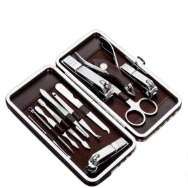 Tseoa Manicure, Pedicure Kit, Nail Clippers, Professional Grooming Kit, Nail Tools with Luxurious Travel Case, Set of 12  (nail clippers 12pcs) Tseoa Manicure, Pedicure Kit, Nail Clippers, Professional Grooming Kit, Nail Tools with Luxurious Travel Case, Set of 12  (nail clippers 12pcs)