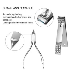 Tseoa Manicure, Pedicure Kit, Nail Clippers, Professional Grooming Kit, Nail Tools with Luxurious Travel Case, Set of 12  (nail clippers 12pcs) Tseoa Manicure, Pedicure Kit, Nail Clippers, Professional Grooming Kit, Nail Tools with Luxurious Travel Case, Set of 12  (nail clippers 12pcs)