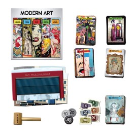 CMON Modern Art Board Game | Art Museum Auction Strategy Game | A Competitive Game of Prediction | Great for Game Night with Adults | Ages 14+ | 3-5 Players | Average Playtime 45 Minutes | Made CMON Modern Art Board Game | Art Museum Auction Strategy Game | A Competitive Game of Prediction | Great for Game Night with Adults | Ages 14+ | 3-5 Players | Average Playtime 45 Minutes | Made