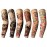 YARIEW Tattoo Sleeves for Men, 6Pcs Arm Sleeves Fake Tattoos Sleeves to Cover Arms Sun Protection Sleeves Tattoo Sleeve Covers Temporary Tattoo Sleeves for Men and Women (Set 4)
