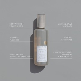 Kristin Ess Hair Instant Lift Thickening Spray for Volume + Fullness on Fine Hair, Shine Renewing, Style Support, Sulfate and Paraben Free, 8.45 fl. oz. Kristin Ess Hair Instant Lift Thickening Spray for Volume + Fullness on Fine Hair, Shine Renewing, Style Support, Sulfate and Paraben Free, 8.45 fl. oz.