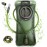 Hydration Bladder, 2L Water Bladder for Hiking Backpack, BPA-Free Leak Proof Water Reservoir Storage Bag, Water Pouch Hydration Pack Replacement for Camping Cycling Running, Military Green