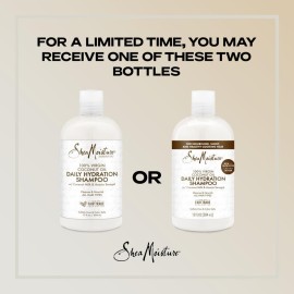 SheaMoisture Daily Hydration Shampoo 100% Virgin Coconut Oil for All Hair Types Sulfate-Free 13 oz SheaMoisture Daily Hydration Shampoo 100% Virgin Coconut Oil for All Hair Types Sulfate-Free 13 oz