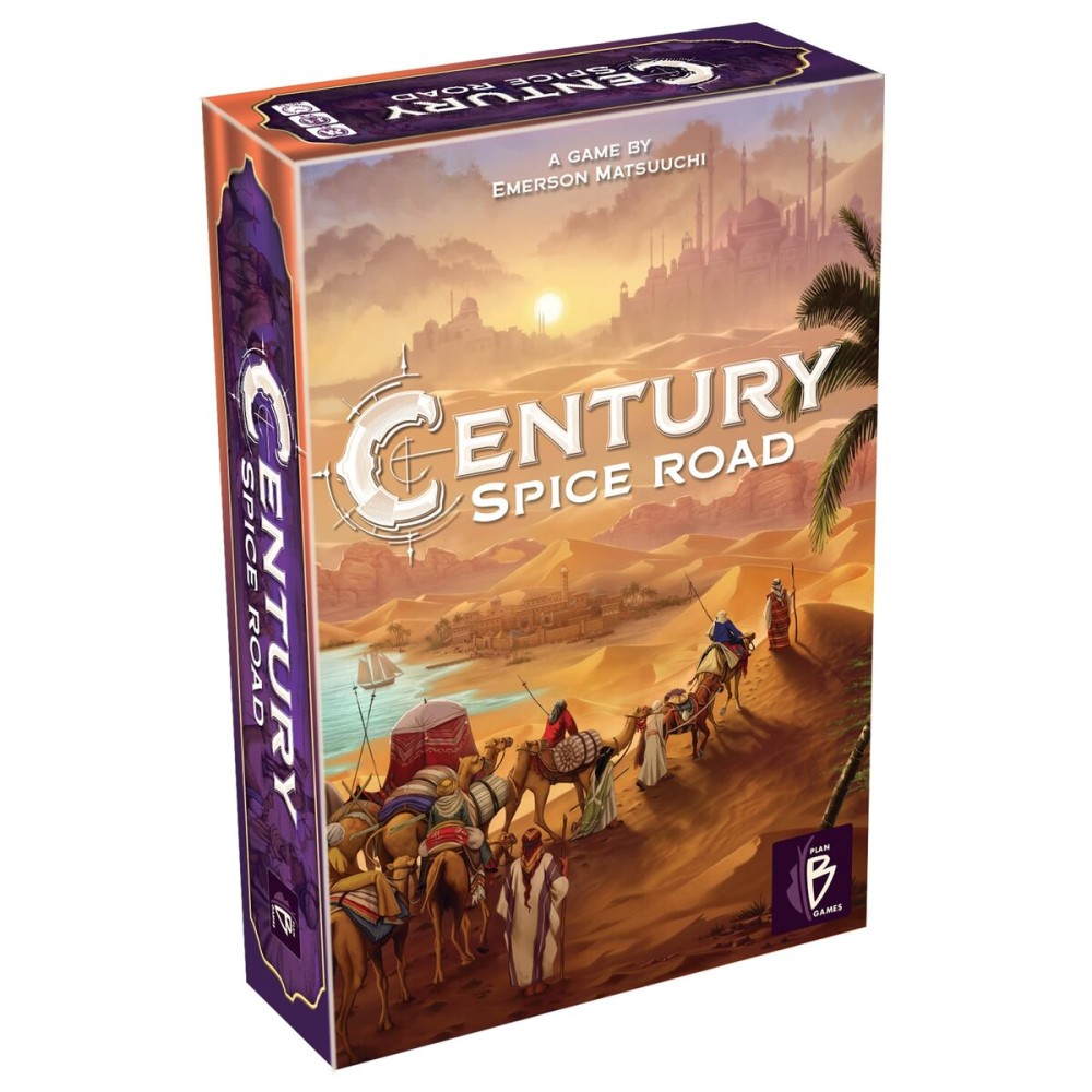 Century Spice Road Board Game | Strategy/ Exploration/ Family Board Game | Ages 8 + | 2 to 4 Players | Average Playtime 30-45 Minutes | Made by Plan B Games,Multi-Colored,40000ENPBG Century Spice Road Board Game | Strategy/ Exploration/ Family Board Game | Ages 8 + | 2 to 4 Players | Average Playtime 30-45 Minutes | Made by Plan B Games,Multi-Colored,40000ENPBG