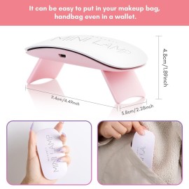 Makartt UV LED Nail Lamp: UV Light for Gel Nails, 6W Mini USB Portable Lamp Fast Drying Gel Polish Curing Light 60S Timer Dryer Manicure Salon Home DIY Makartt UV LED Nail Lamp: UV Light for Gel Nails, 6W Mini USB Portable Lamp Fast Drying Gel Polish Curing Light 60S Timer Dryer Manicure Salon Home DIY