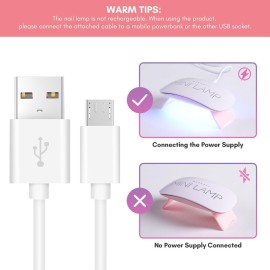 Makartt UV LED Nail Lamp: UV Light for Gel Nails, 6W Mini USB Portable Lamp Fast Drying Gel Polish Curing Light 60S Timer Dryer Manicure Salon Home DIY Makartt UV LED Nail Lamp: UV Light for Gel Nails, 6W Mini USB Portable Lamp Fast Drying Gel Polish Curing Light 60S Timer Dryer Manicure Salon Home DIY