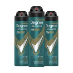 Degree Men Antiperspirant Deodorant Dry Spray Sport Defense 3 count Deodorant for Men 3.8 oz