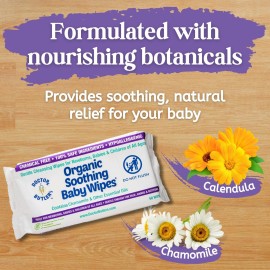 Doctor Butler\'s Organic Baby Wipes - Hypoallergenic & Unscented Baby Wipes, Safe for Baby Sensitive Skin Care, Made with Chamomile & Essential Oils (1pk - 60 Wipes) Doctor Butler\'s Organic Baby Wipes - Hypoallergenic & Unscented Baby Wipes, Safe for Baby Sensitive Skin Care, Made with Chamomile & Essential Oils (1pk - 60 Wipes)