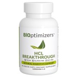 BIOptimizers HCL Breakthrough - Betaine Hydrochloride Enzymes Supplement - Assists with Protein Breakdown and Absorption - Helps Gas and Heartburn Relief - 90 Pepsin-Free Capsules