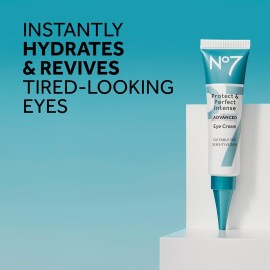 No7 Protect & Perfect Eye Cream - Intense Advanced Under Eye Cream for Dark Circles - Enriched with Hydrating Hyaluronic Acid and Nourishing Shea Butter to Revive Tired-Looking Eyes (0.5 Fl Oz) No7 Protect & Perfect Eye Cream - Intense Advanced Under Eye Cream for Dark Circles - Enriched with Hydrating Hyaluronic Acid and Nourishing Shea Butter to Revive Tired-Looking Eyes (0.5 Fl Oz)