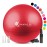 SmarterLife Exercise Ball, Yoga Ball for Fitness, Balance, Stability, or Pregnancy, Gym Ball for Core Workout, Physical Therapy, Yoga Ball Chair for Office, Anti-Slip Anti-Burst (45 cm, Red)