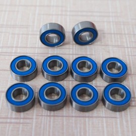QKPARTS for Traxxas Slash Rustler Stampede Wheel Hub Ball Bearings 5x11x4mm New (Pack of 10)