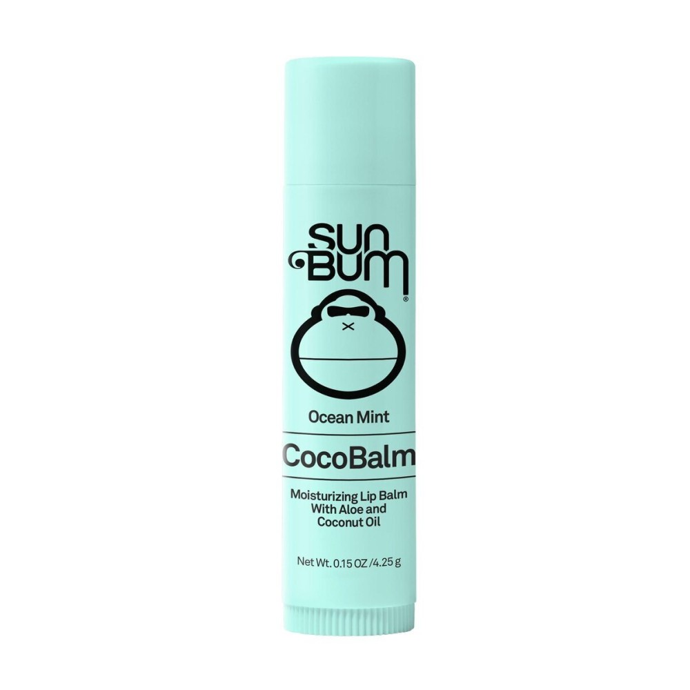 Sun Bum Cocobalm Ocean Mint - Hydrating Lip Balm With Coconut Oil and Aloe Vera - 0.15 oz Stick Sun Bum Cocobalm Ocean Mint - Hydrating Lip Balm With Coconut Oil and Aloe Vera - 0.15 oz Stick