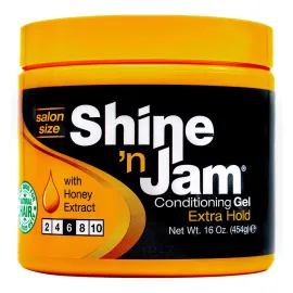 Shine \'n Jam Conditioning Gel Extra Hold for Braids, Twists, and Frizz Control