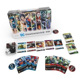DC Deck-Building Game: Confrontations - Exciting 2v2 Format - Eight Iconic DC Characters to Play - Standalone, Compatible with Full DC Deck-Building Game Series