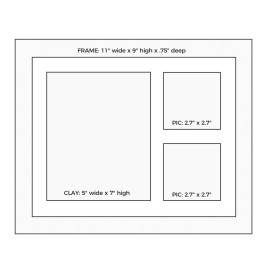 Baby Hand & Footprint Frame Keepsake Kit | Capture Milestone Moments with Safe Clay, Stencil Set & Wood Frame | Perfect Newborn Gift for Baby Showers | White Baby Hand & Footprint Frame Keepsake Kit | Capture Milestone Moments with Safe Clay, Stencil Set & Wood Frame | Perfect Newborn Gift for Baby Showers | White