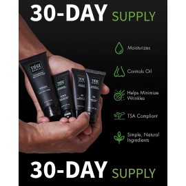 Tiege Hanley Mens Skin Care Set, Essential Routine (System Level 1) - Face Wash, Scrub & Moisturizer for Healthier, Hydrated Skin | Daily Mens Skin Care Kit for Sensitive skin & Dryness Protection Tiege Hanley Mens Skin Care Set, Essential Routine (System Level 1) - Face Wash, Scrub & Moisturizer for Healthier, Hydrated Skin | Daily Mens Skin Care Kit for Sensitive skin & Dryness Protection