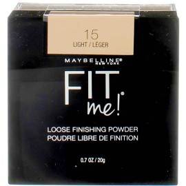 Maybelline Fit Me Loose Finishing Powder, 15 Light, 0.7 oz (Pack of 2) Maybelline Fit Me Loose Finishing Powder, 15 Light, 0.7 oz (Pack of 2)